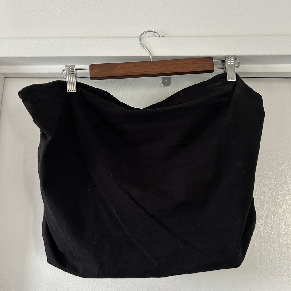 FASHION NOVA TUBE TOP- BLACK - Picture 2 of 4